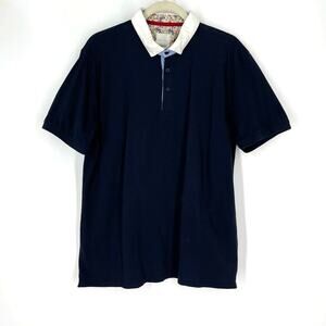 Zara Men's Blue‎ Polo Shirt XXL